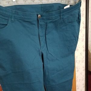 Teal Rider Capris